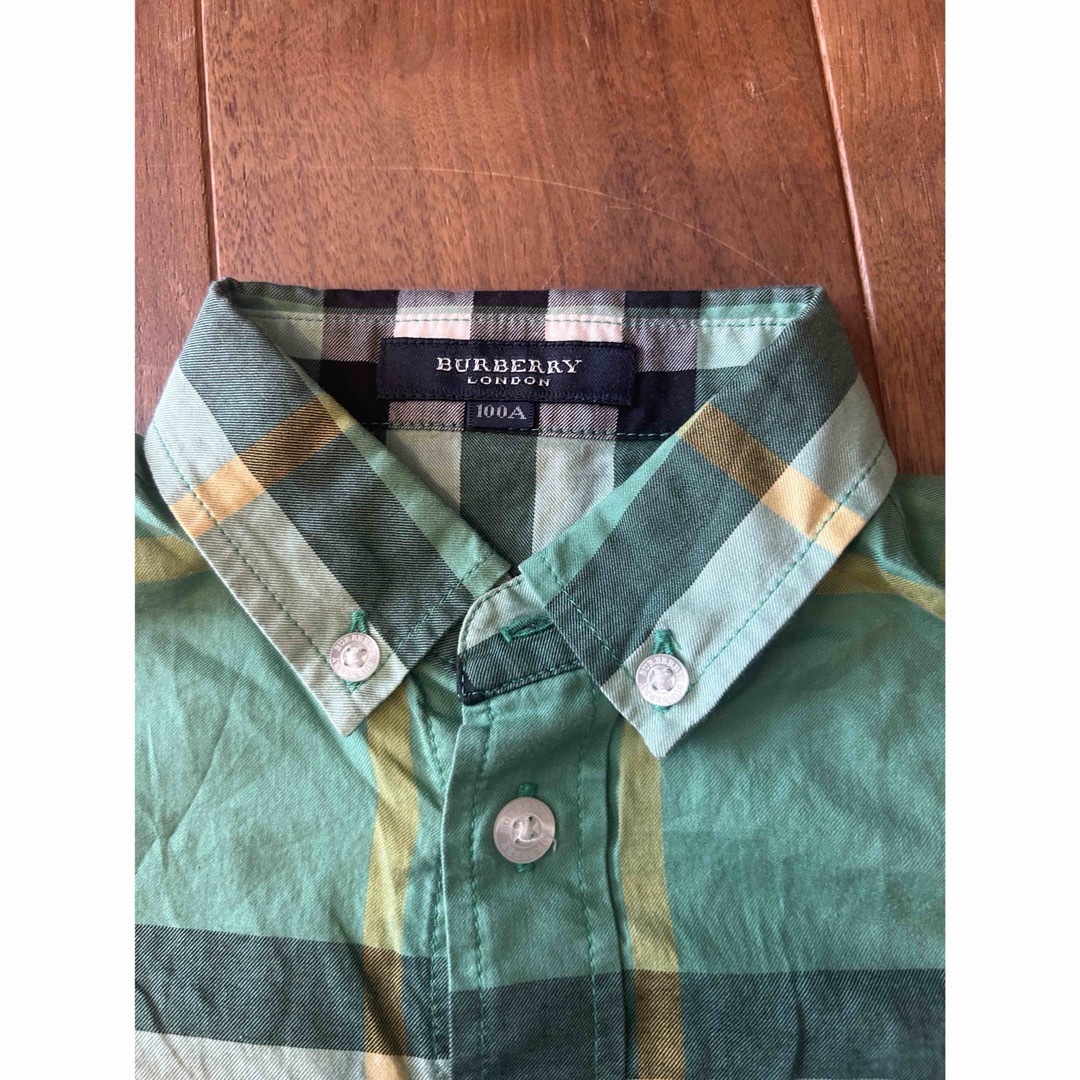 BURBERRY(バーバリー)のバーバリー　半袖シャツ　100cm キッズ/ベビー/マタニティのキッズ服男の子用(90cm~)(Tシャツ/カットソー)の商品写真