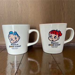 ミスタードーナツ　オサムグッズ　ペアマグカップ　マグカップ(グラス/カップ)