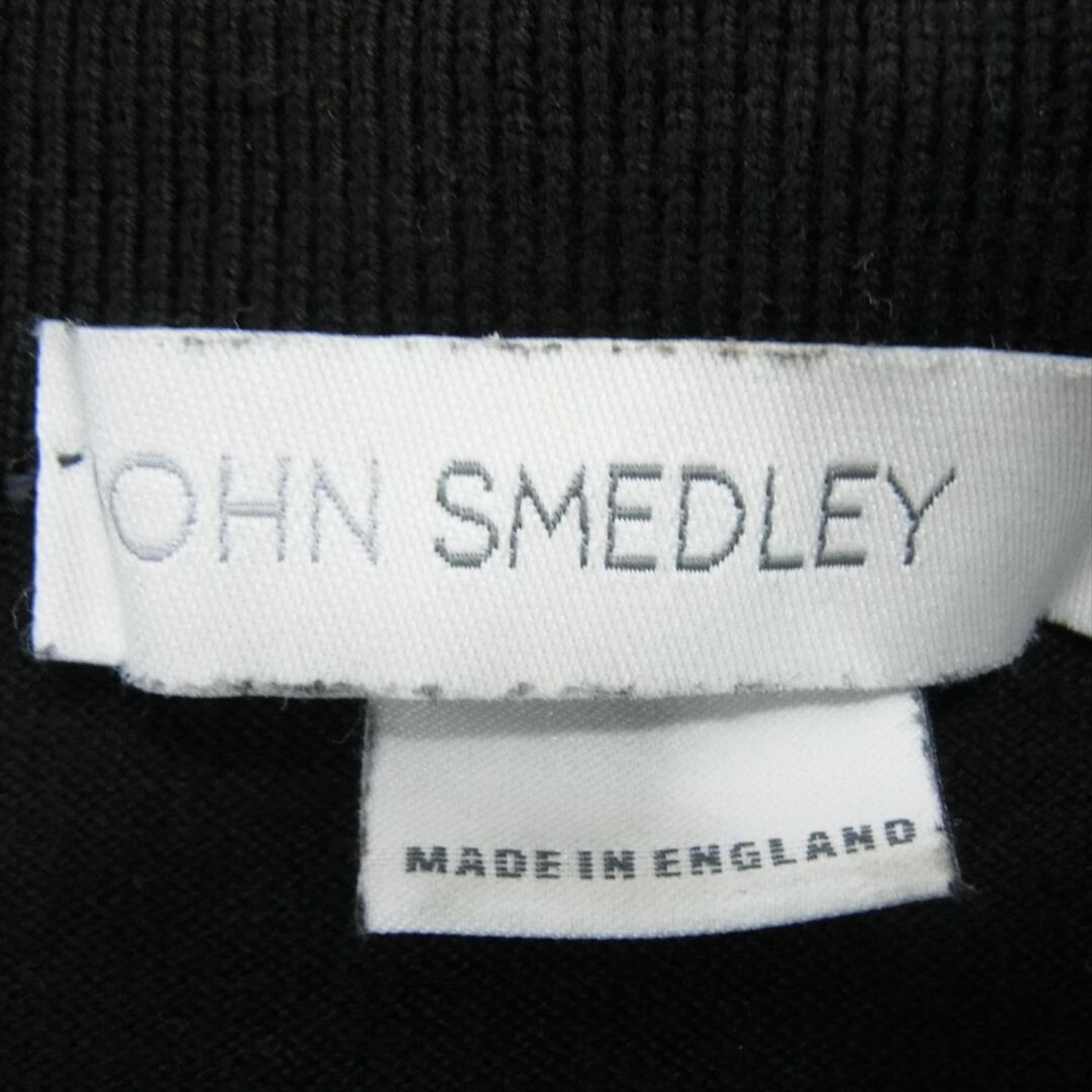 JOHN SMEDLEY(ジョンスメドレー)のJOHN SMEDLEY ジョンスメドレー 英国製 コットン 長袖 ポロシャツ ブラック系 S【中古】 レディースのトップス(ポロシャツ)の商品写真