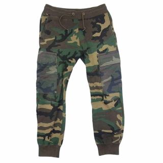 ダブルタップス(W)taps)のWTAPS ダブルタップス 16AW 162ATDT-CSM15 UDT TROUSERS.COPO.CAMO カモ柄 スウェット パンツ カーキ系 サイズ表記無【中古】(その他)