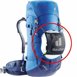 ドイター(Deuter)のドイター ヘルメットホルダー（ブラック）汎用【新品・未開封】(その他)