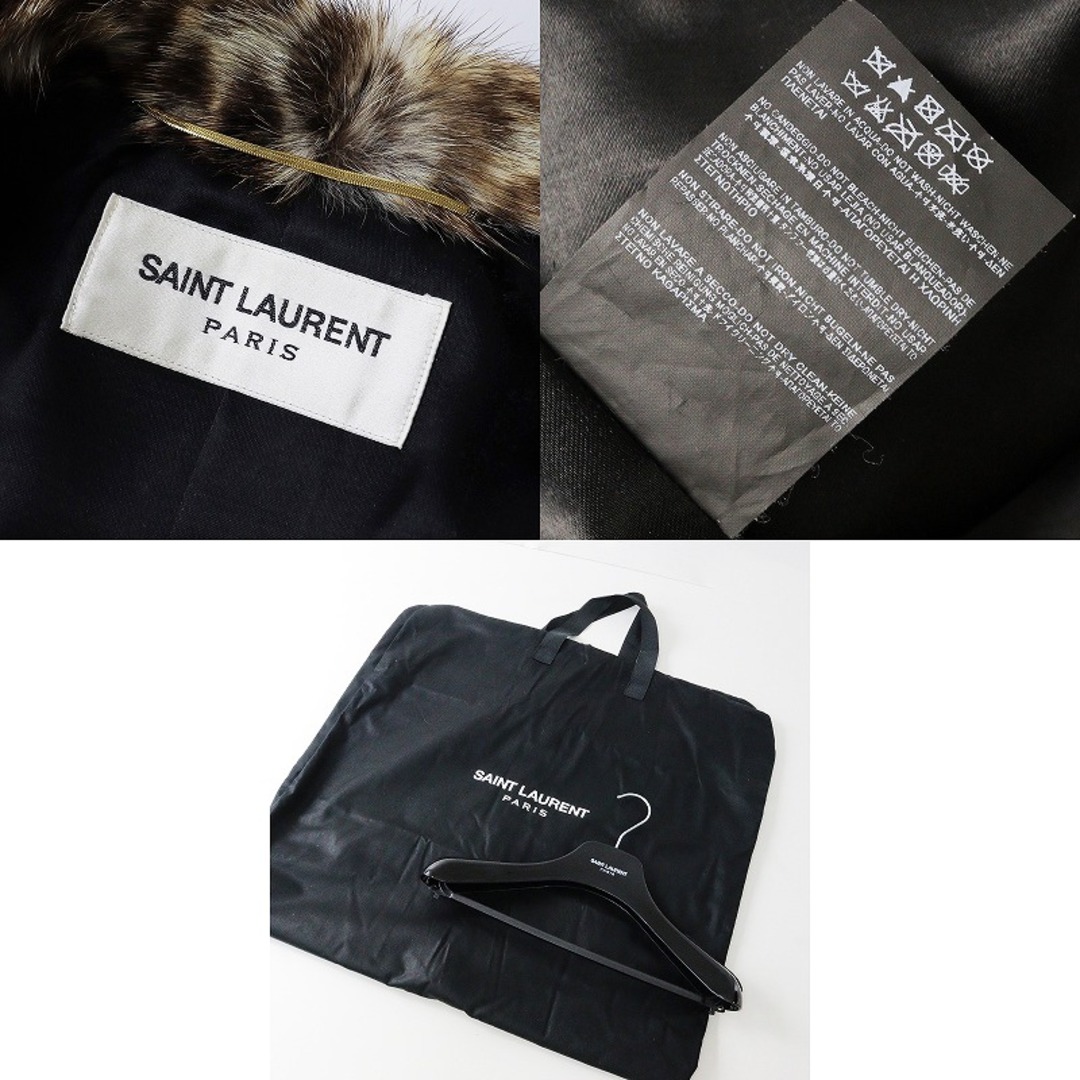 Saint Laurent(サンローラン)の最高級 サンローランパリ SAINT LAURENT PARIS エディスリマン マーモットファー レオパード柄 リアルファージャケット【2400013751612】 レディースのジャケット/アウター(その他)の商品写真