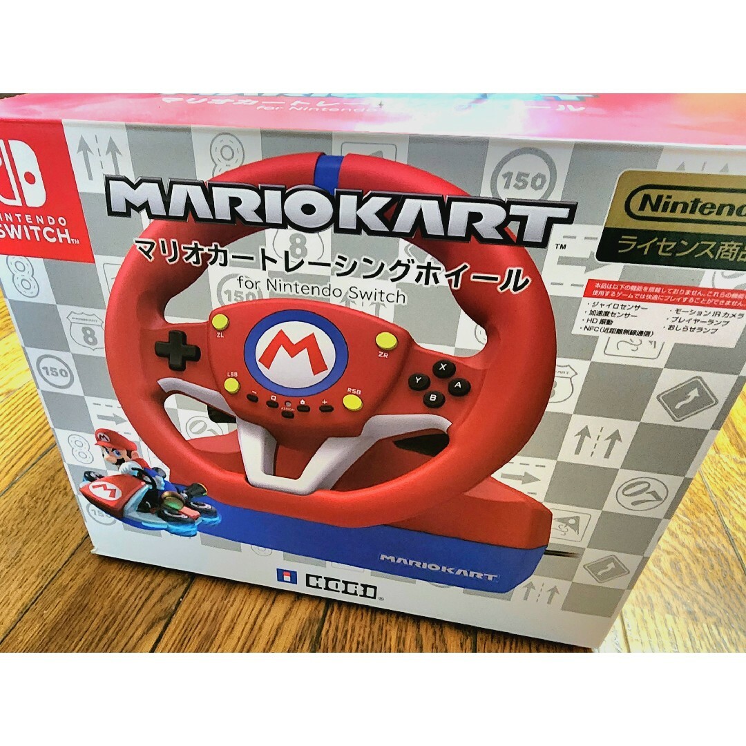 マリオカートレーシングホイール for Nintendo Switch エンタメ/ホビーのゲームソフト/ゲーム機本体(その他)の商品写真