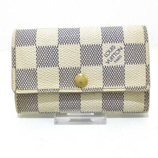 ルイヴィトン(LOUIS VUITTON)のLOUIS VUITTON(ルイヴィトン) キーケース ダミエ ミュルティクレ6 N61745 アズール ダミエ･キャンバス(キーケース)