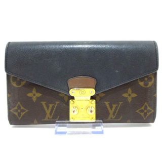 ルイヴィトン(LOUIS VUITTON)のLOUIS VUITTON(ルイヴィトン) 長財布 モノグラム ポルトフォイユ・パラス M58415 ノワール コーテッドモノグラム・キャンバス×ライニング：カーフレザー(財布)