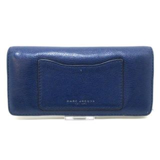 マークジェイコブス(MARC JACOBS)のMARC JACOBS(マークジェイコブス) 長財布 - M0008170 ネイビー レザー(財布)