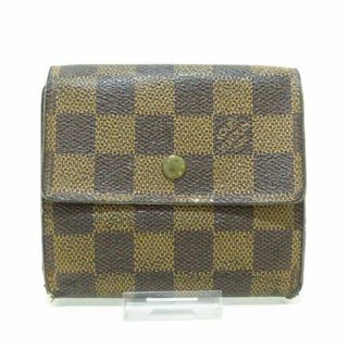 ルイヴィトン(LOUIS VUITTON)のLOUIS VUITTON(ルイヴィトン) Wホック財布 ダミエ ポルト モネ・ビエ カルト クレディ N61652 エベヌ ダミエキャンバス(財布)