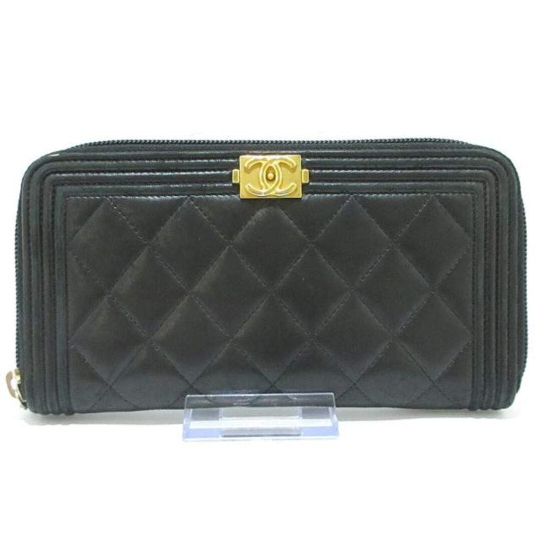 CHANEL◇長財布/レザー/BLK/無地/A80288 - ファッション小物 CHANEL◇長財布/レザー/BLK/無地/A80288 - ファッション小物