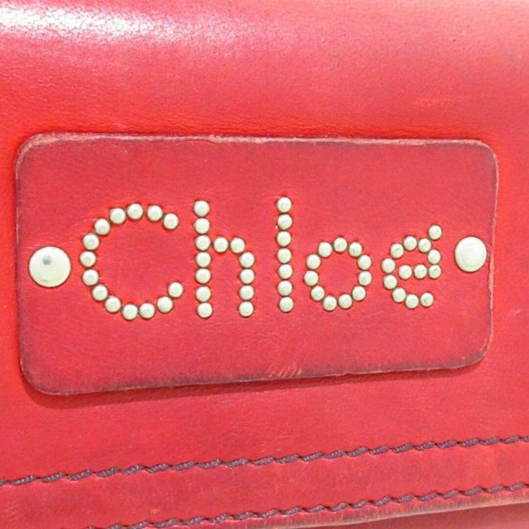 Chloe(クロエ)のChloe(クロエ) 長財布 - レッド スタッズ レザー レディースのファッション小物(財布)の商品写真