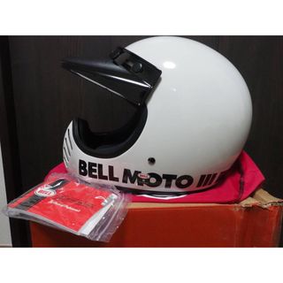 ベル(BELL)のポッポ様専用　BELL MOTO3 (白) M ヘルメット(ヘルメット/シールド)