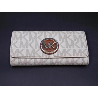 マイケルコース(Michael Kors)のMICHAEL KORS マイケルコース 35H3GFTE1B 総柄 長 財布 オフホワイト ■■ レディース(財布)