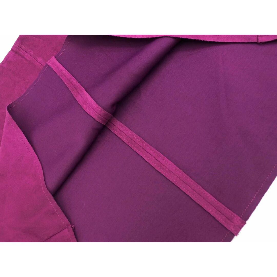 ZARA(ザラ)のZARA ザラ スウェード調 Aライン 台形 スカート sizeM/紫  ◇■ レディース レディースのスカート(ミニスカート)の商品写真