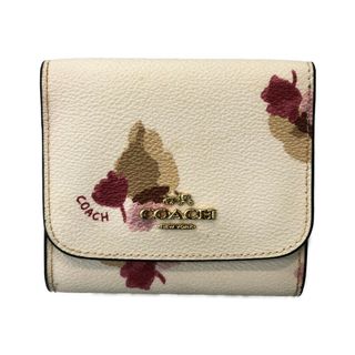 コーチ(COACH)のコーチ COACH 三つ折り財布 フラワーモチーフ レディース(財布)