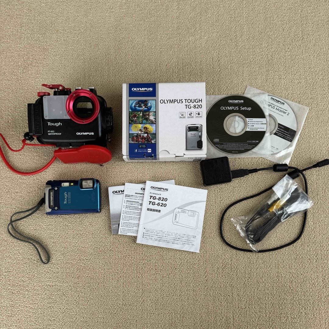 OLYMPUS デジカメ tough TG-820+防水プロテクター+SDカード OLYMPUS デジカメ tough TG-820+防水プロテクター+SDカード