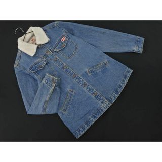 リーバイス(Levi's)のLEVI'S リーバイス 襟ボア デニム ジャケット sizeL/青 ◇■ レディース(Gジャン/デニムジャケット)