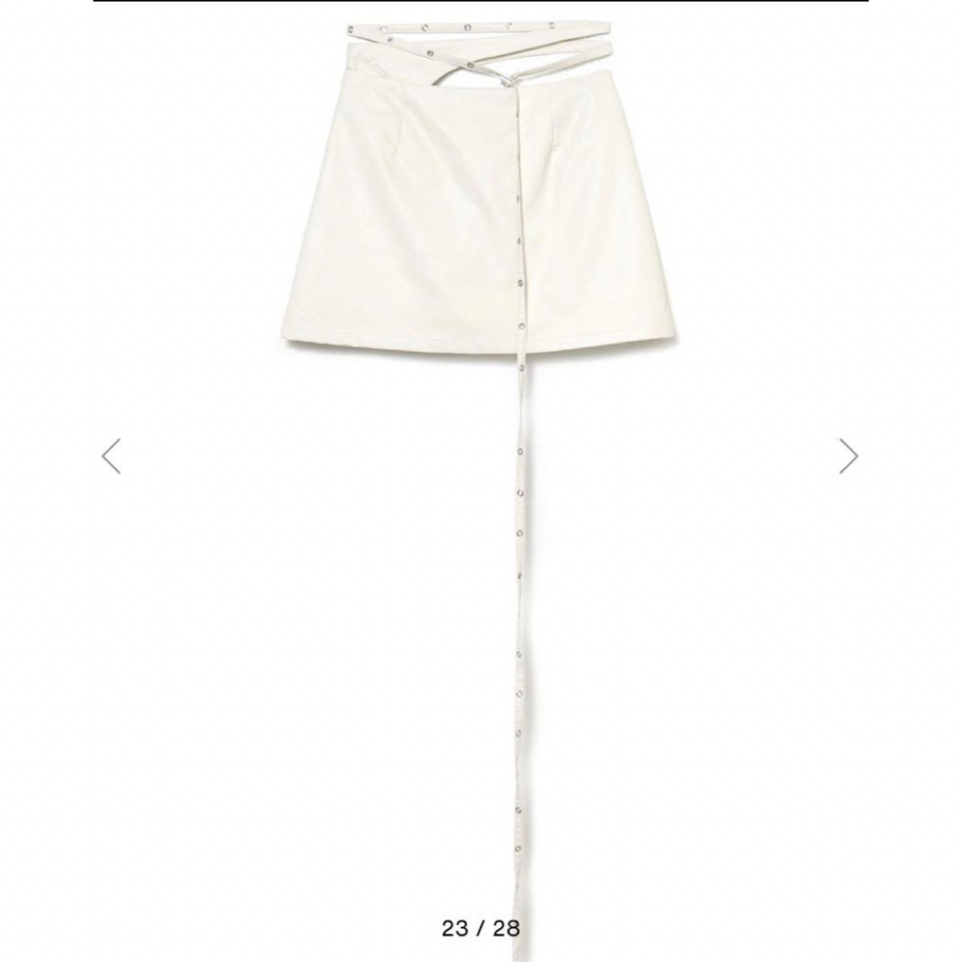 Bubbles(バブルス)のmelt the lady eyelet mini skirt レディースのスカート(ミニスカート)の商品写真