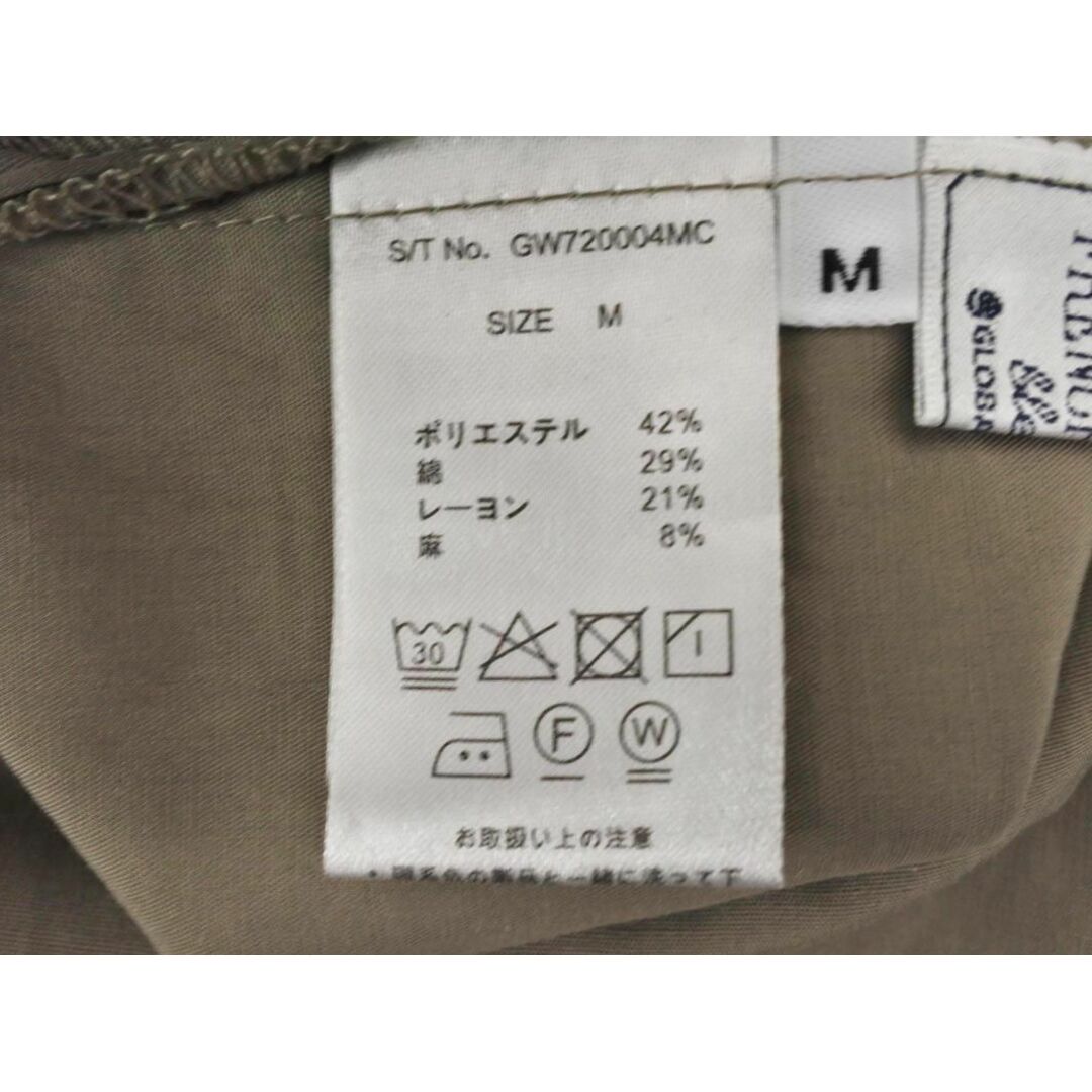 GLOBAL WORK(グローバルワーク)のGLOBAL WORK グローバルワーク 7分袖 シャツ ワンピース sizeM/カーキ ■◇ レディース レディースのワンピース(ひざ丈ワンピース)の商品写真