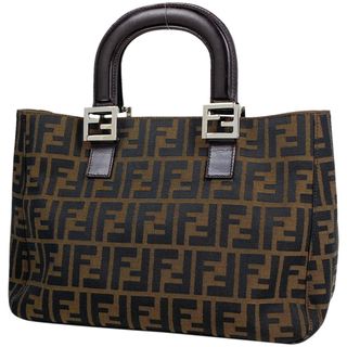 フェンディ(FENDI)のフェンディ ズッカ柄 ハンドバッグ レディース 【中古】(ハンドバッグ)