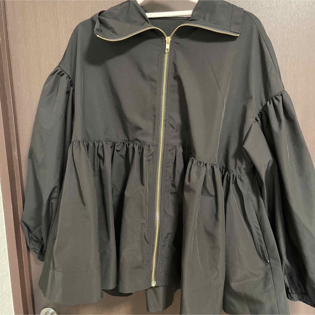 yoihi★マウンテンパーカー　ブルゾン　黒 レディースのジャケット/アウター(ブルゾン)の商品写真