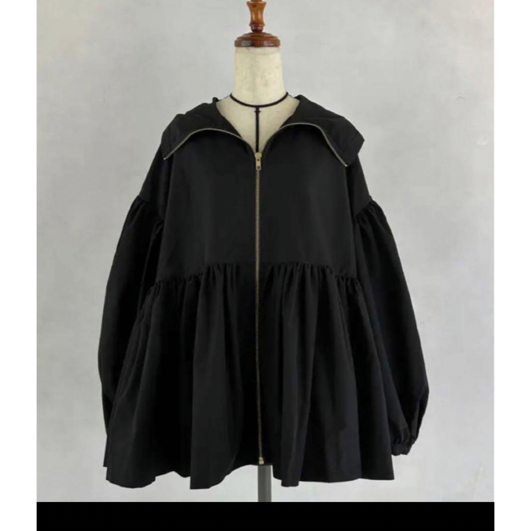 yoihi★マウンテンパーカー　ブルゾン　黒 レディースのジャケット/アウター(ブルゾン)の商品写真