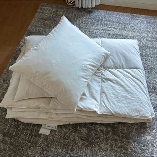 IKEA - IKEA 羽毛布団(ダブル)SOTVEDEL ソートヴェーデル200x200cmの IKEA - IKEA 羽毛布団(ダブル)SOTVEDEL ソートヴェーデル200x200cmの
