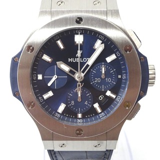 ウブロ(HUBLOT)のウブロ 腕時計 ビッグバン スチールブルー 301.SX.7170.LR ブルー Ft1165391 中古(腕時計(アナログ))