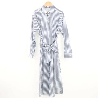 マックスマーラ(Max Mara)の未使用 maxmaraWEEKEND マックスマーラ ロング ワンピース S 綿100％ REMO シャツ ストライプ レディース AT148A73 (ミニワンピース)