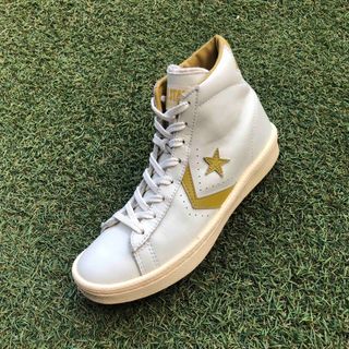 コンバース(CONVERSE)の美品23 converse コンバース プロレザー 76 HI HW877(スニーカー)