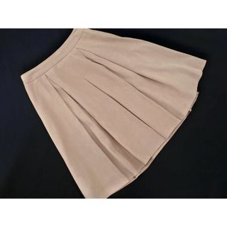 ketty ケティ スウェード Aライン 台形 スカート size1/ベージュ ◇■ レディース