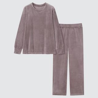 ユニクロ(UNIQLO)のユニクロ♡ ウルトラストレッチスムースセット(ルームウェア)