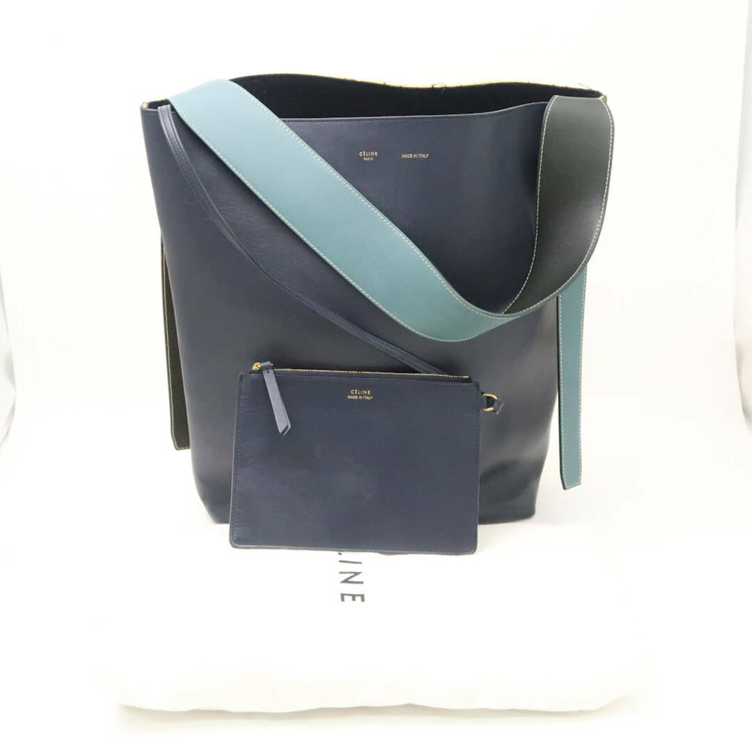 celine - 美品 CELINE セリーヌ ツイステッド カバ バッグ フェルト