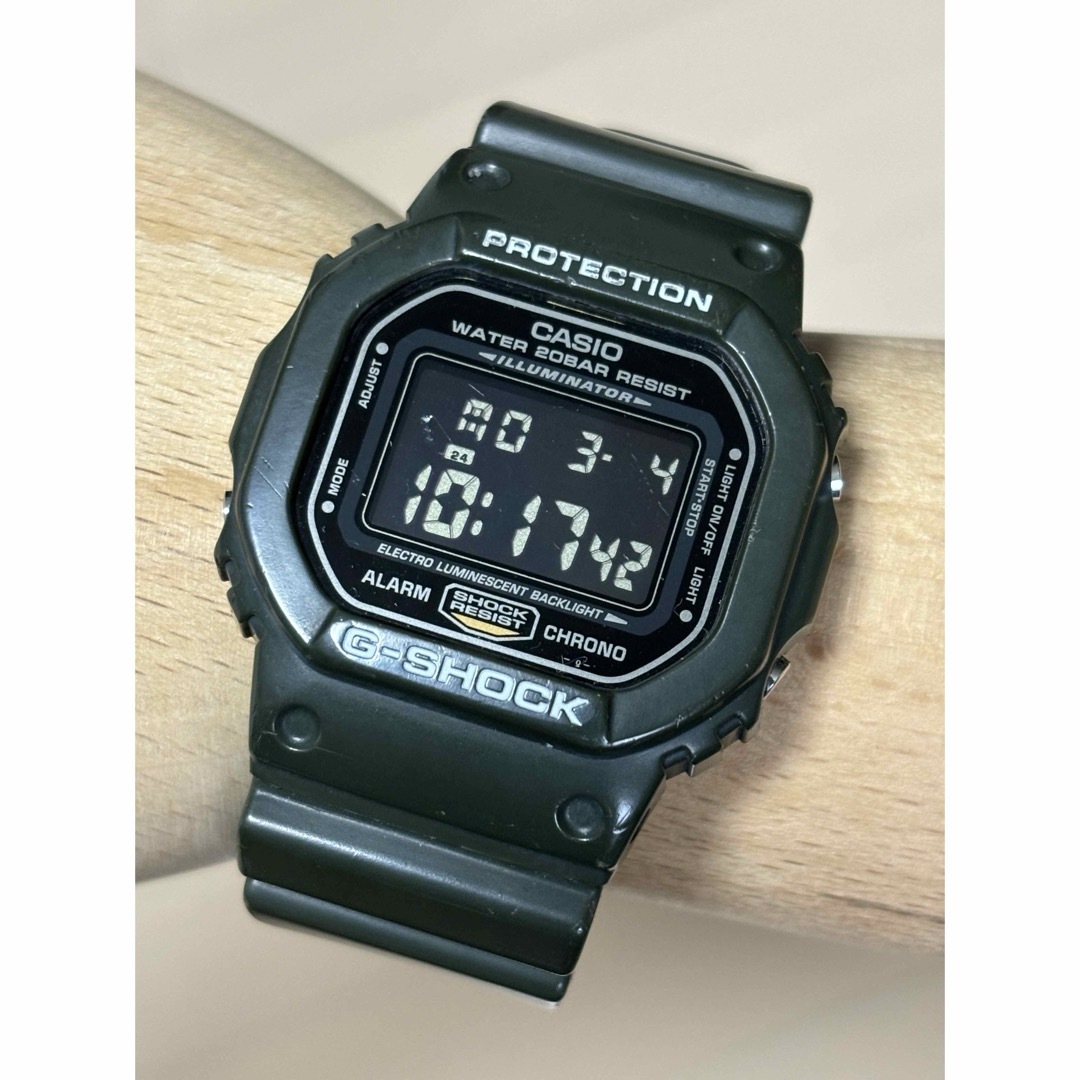 G-SHOCK(ジーショック)のコラボ/G-SHOCK/モスグリーン/時計/HERO/キムタク/DW-5600 メンズの時計(腕時計(デジタル))の商品写真