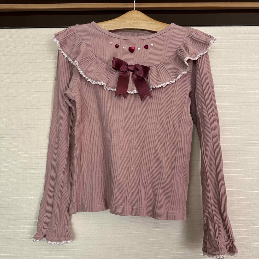 アクシーズファム　長袖 キッズ/ベビー/マタニティのキッズ服女の子用(90cm~)(Tシャツ/カットソー)の商品写真