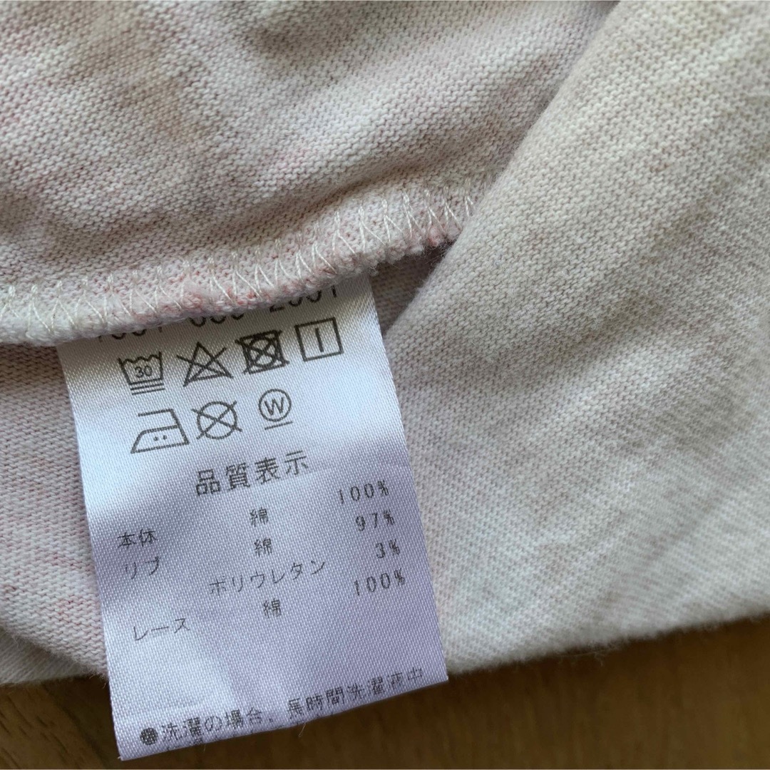 hakka kids(ハッカキッズ)のハッカキッズ120ワンピース七分袖 キッズ/ベビー/マタニティのキッズ服女の子用(90cm~)(ワンピース)の商品写真