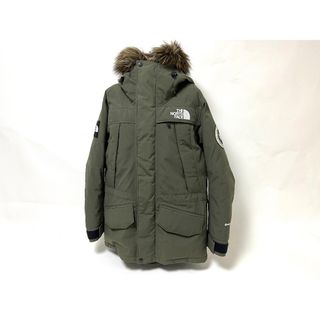 ザノースフェイス(THE NORTH FACE)のTHE NORTH FACE ザ ノースフェイス ANTARCTICA PARKA アンタークティカパーカー ダウンジャケット メンズ カーキ ゴアテックス サイズ:M ND91807 美品(ダウンジャケット)