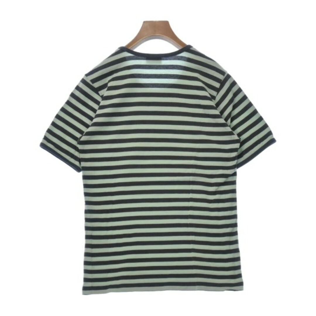 marimekko(マリメッコ)のmarimekko Tシャツ・カットソー XS 緑系xグレー系(ボーダー) 【古着】【中古】 レディースのトップス(カットソー(半袖/袖なし))の商品写真