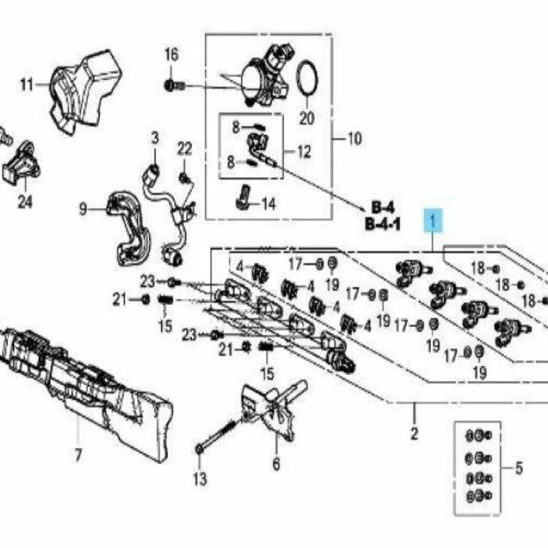 ホンダ(ホンダ)のホンダ 燃料インジェクター アコード  JDM OEM メーカー純正品 自動車/バイクの自動車(車種別パーツ)の商品写真