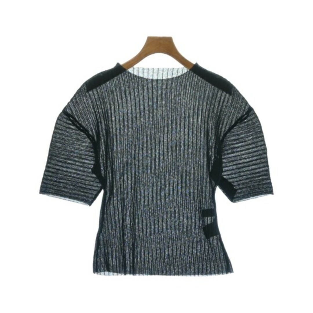 LE CIEL BLEU(ルシェルブルー)のLE CIEL BLEU ルシェルブルー Tシャツ・カットソー 36(M位) 黒 【古着】【中古】 レディースのトップス(カットソー(半袖/袖なし))の商品写真