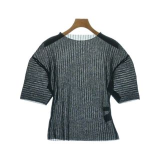 ルシェルブルー(LE CIEL BLEU)のLE CIEL BLEU ルシェルブルー Tシャツ・カットソー 36(M位) 黒 【古着】【中古】(カットソー(半袖/袖なし))