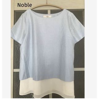 ノーブル(Noble)のNoble♡ドッキングブラウスカットソー(シャツ/ブラウス(半袖/袖なし))