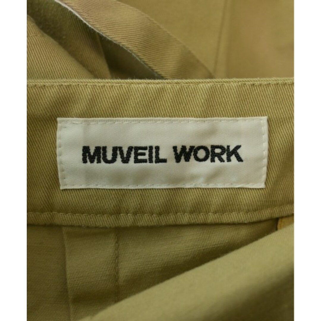 MUVEIL WORK(ミュベールワーク)のMUVEIL WORK オールインワン/サロペット 36(S位) ベージュ 【古着】【中古】 レディースのパンツ(サロペット/オーバーオール)の商品写真