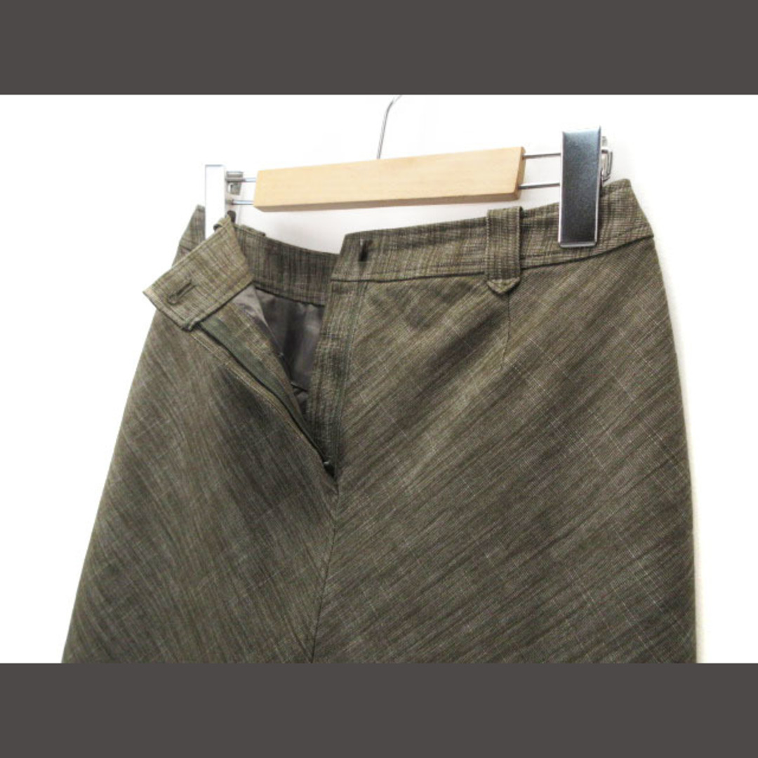 モザイク MOSAIQUE スカート ひざ丈 ストレッチ コットン リネン 7 レディースのスカート(ひざ丈スカート)の商品写真