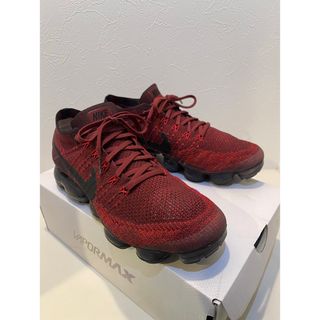 ナイキ(NIKE)のNIKE AIR VAPORAMAX FLYNIT 赤(スニーカー)