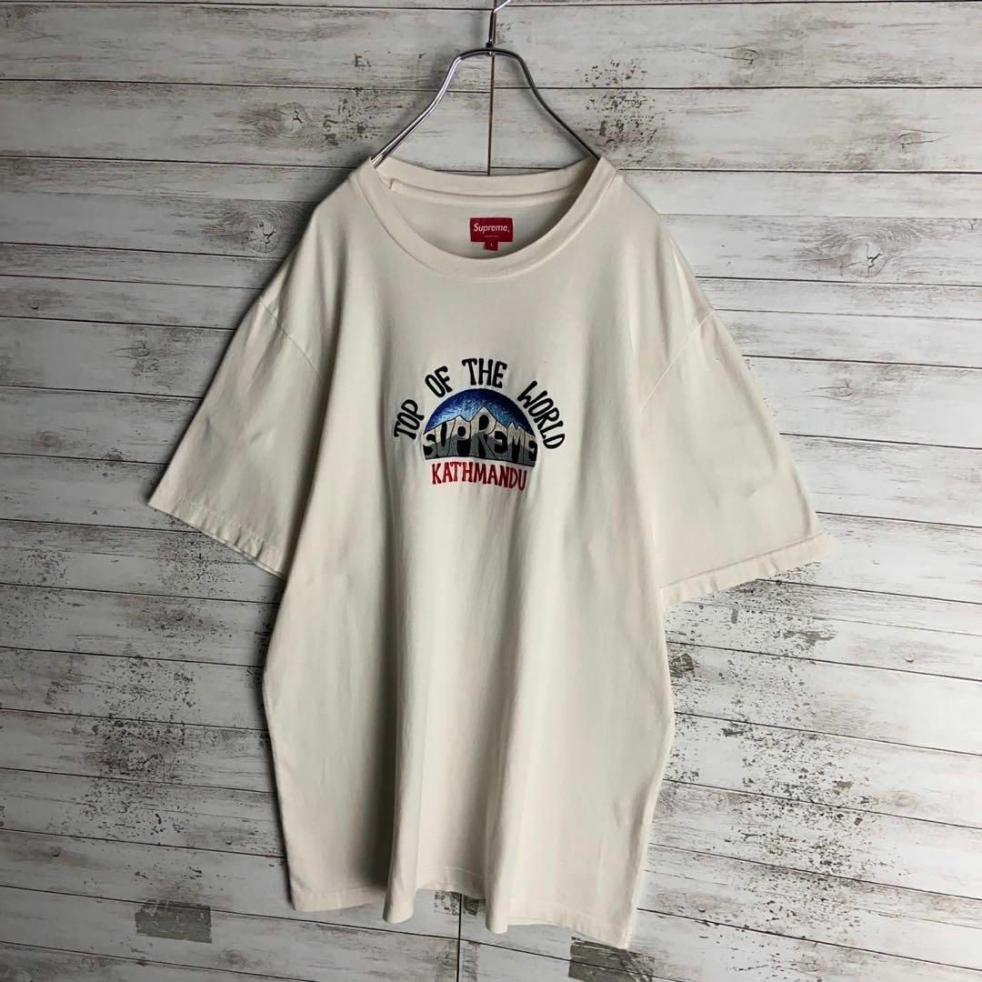 Supreme(シュプリーム)の8912【希少Lサイズ】シュプリーム☆刺繍アーチロゴ人気カラーtシャツ　美品 その他のその他(その他)の商品写真