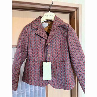 Gucci - 美品 グッチ 17AW ダブルライダースジャケット キッズ 茶 12 Gucci - 美品 グッチ 17AW ダブルライダースジャケット キッズ 茶 12