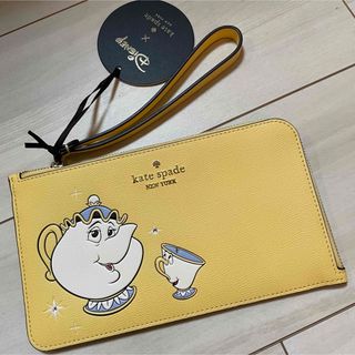 ケイトスペードニューヨーク(kate spade new york)のGW限定特価！ケイトスペード × ディズニー 美女と野獣 リストレットポーチ(ポーチ)