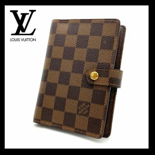 ルイヴィトン(LOUIS VUITTON)の【極美品】ルイヴィトン R20700 ダミエ アジェンダPM 6穴式 手帳カバー(その他)