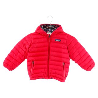 パタゴニア(patagonia)のPATAGONIA パタゴニア 16AW Baby Reversible Down Sweater Hoody ベビー リバーシブル ダウンセーターフーディ ダウンジャケット ピンク キッズ 61370(ダウンジャケット)