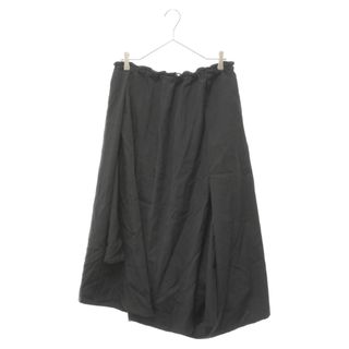 ワイズ(Y's)のY's ワイズ WOOL GABARDINE 2-WAY SKIRT PANTS ウールギャバジン 2WAY スカートレイヤード パンツ ブラック YU-P02-100(ロングスカート)