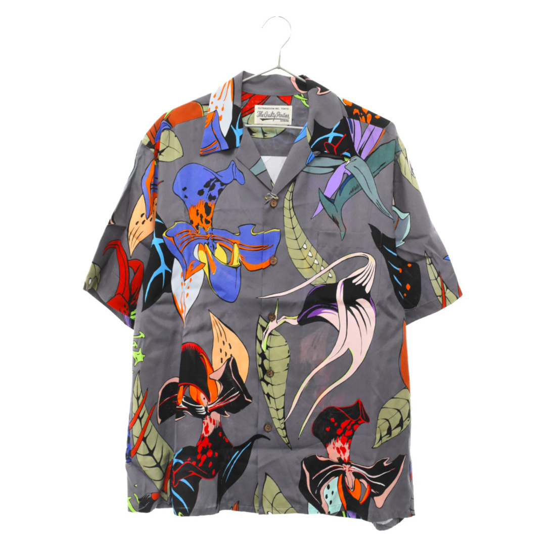 WACKO MARIA(ワコマリア)のWACKO MARIA ワコマリア 22SS HAWAIIAN SHIRT S/S TYPE-1 ハワイアン オープンカラー半袖シャツ グレー 22SSE-WMS-HI01 メンズのトップス(シャツ)の商品写真